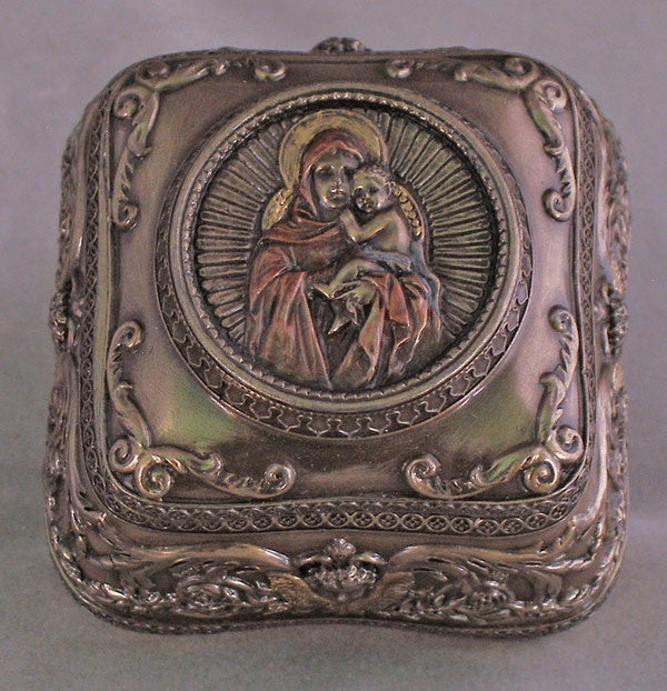 Madonna & Child box from the Veronse Collection, 2.5inches square