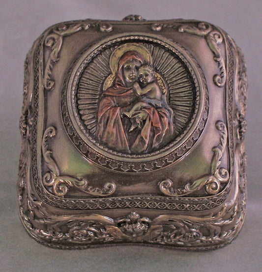 Madonna & Child box from the Veronse Collection, 2.5inches square