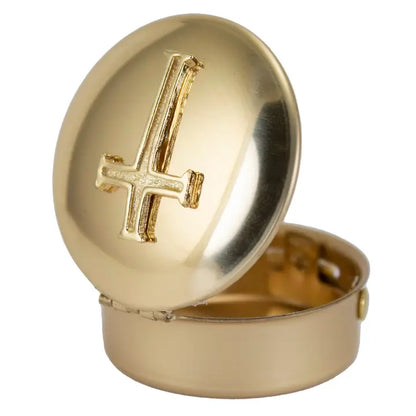 Latin Cross Brass Pyx (4 Sizes)