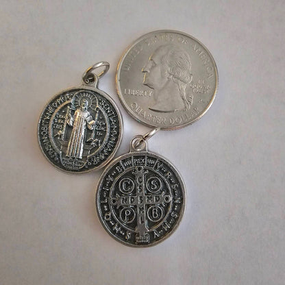 St. Benedict Jubilee Medal, Oxidized