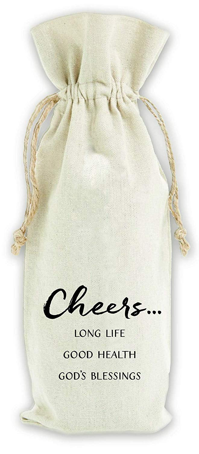 Wine Bag - "Cheers" One Size