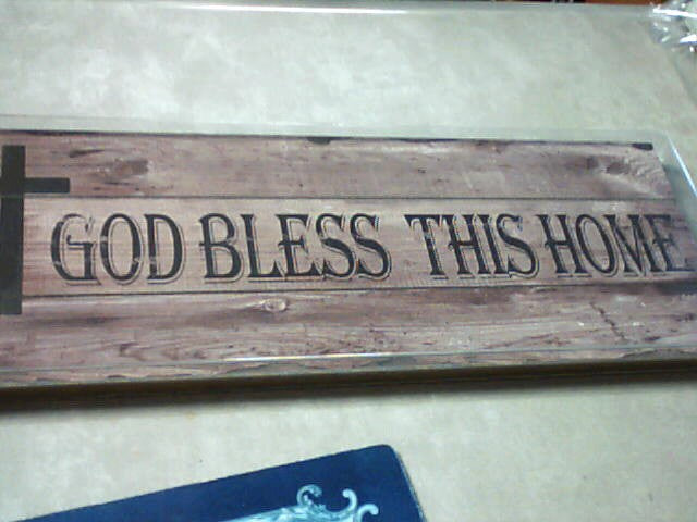 God Bless this Home plaque