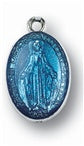 Blue enamel Miraculous medal