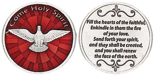 Holy Spirit Pocket Token in color