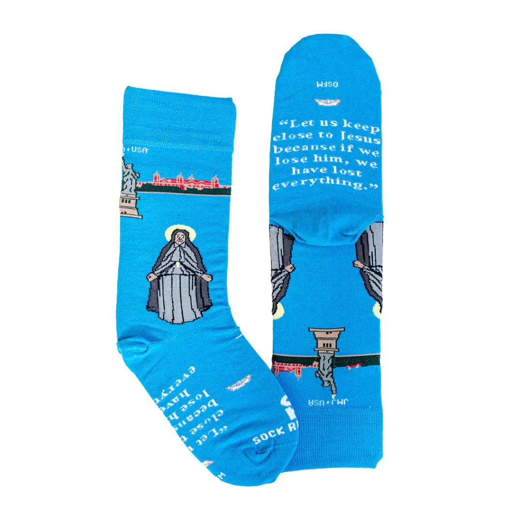 Religious Themed Socks, Kids-Adult Size (Many Variants)