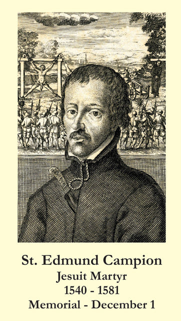 St. Edmund Campion Holy Card