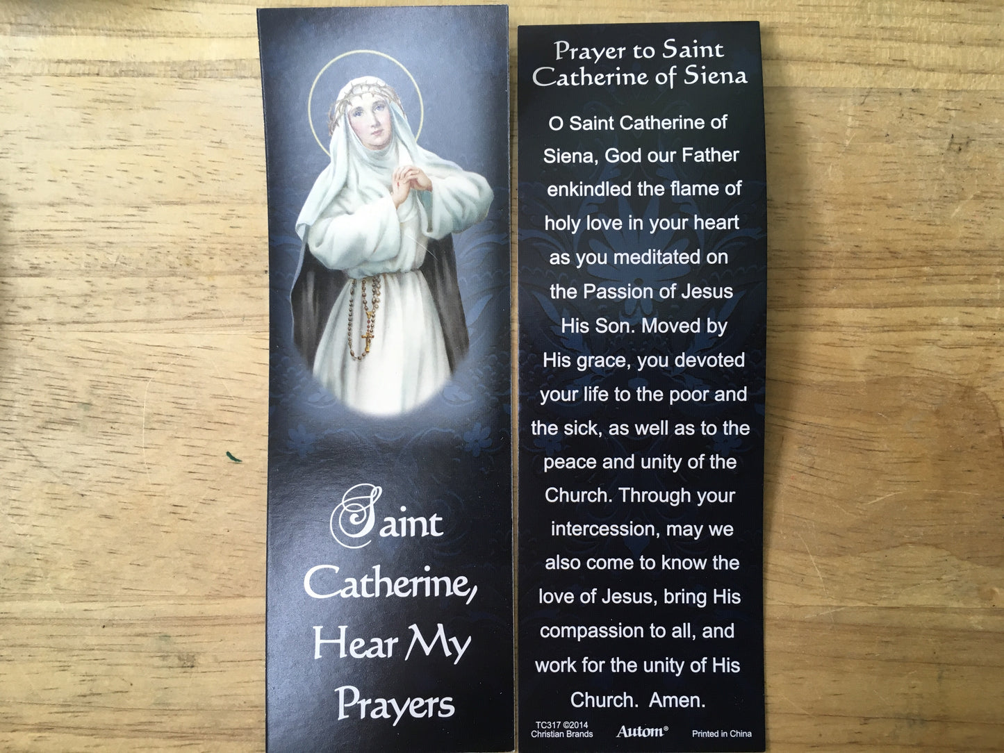 St. Catherine of Siena - Bookmark