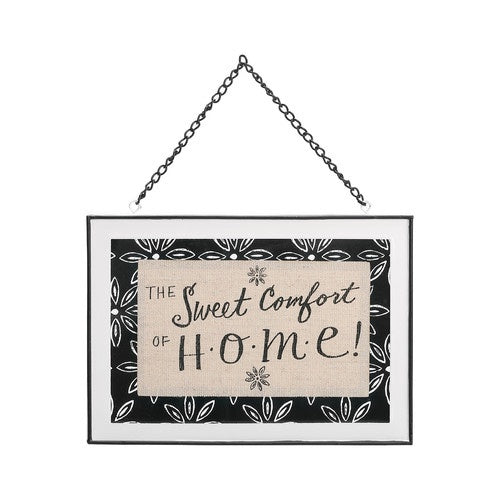 The Sweet Comfort of Home hanging wall plaque