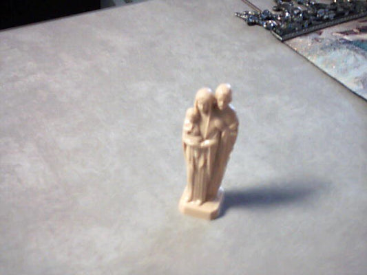 2 1/2 inch Holy Family plastic statue