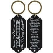 Key ring "Teacher - A Caring Heart "