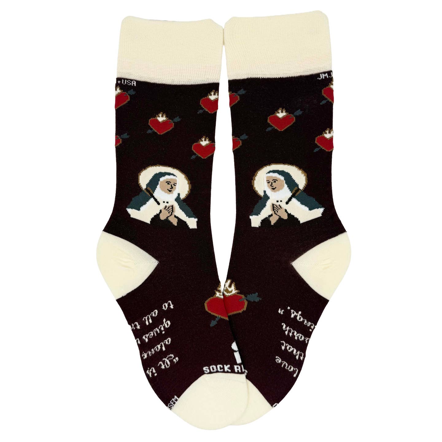 Religious Themed Socks, Kids-Adult Size (Many Variants)