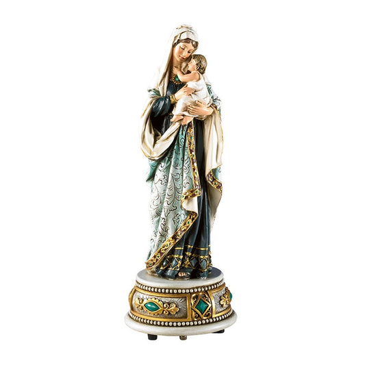 Madonna & Child Musical "Ave Maria" - 8.5" Statue