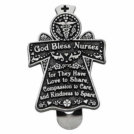 Nurses - God Bless - Visor Clip