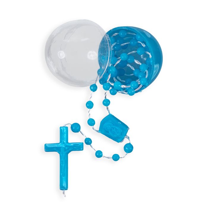 Small Rosary in Easter Egg with Rosary