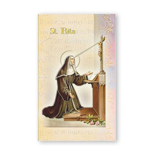 St. Rita, Biography & Prayer Folder