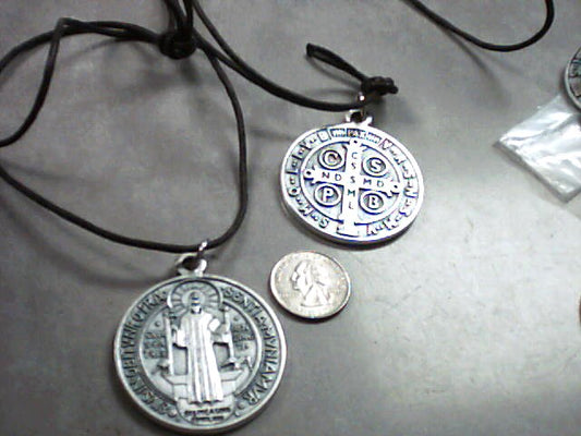 Large St. Benedict Medal on cord