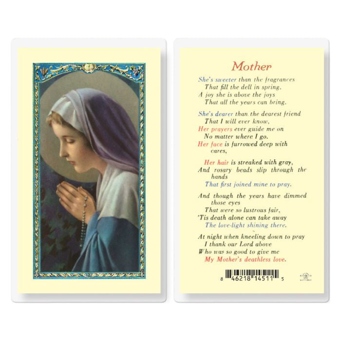 Mother Prayer Card