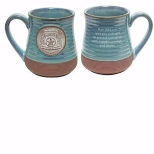 Police, Protect and Serve - Pottery Mug