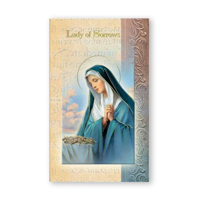 Our Lady of Sorrows Biography and Prayer Folder