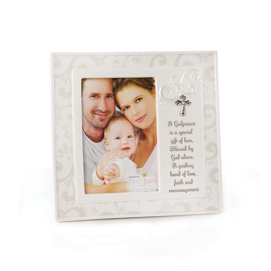 Godparent Frame - White