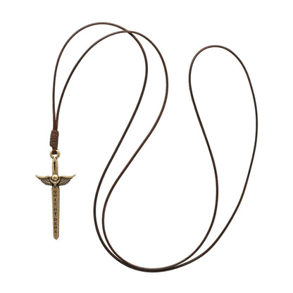 St. Michael's Inscribed Sword - 1.5" "Quis Ut Deus" (Who is like God?)
