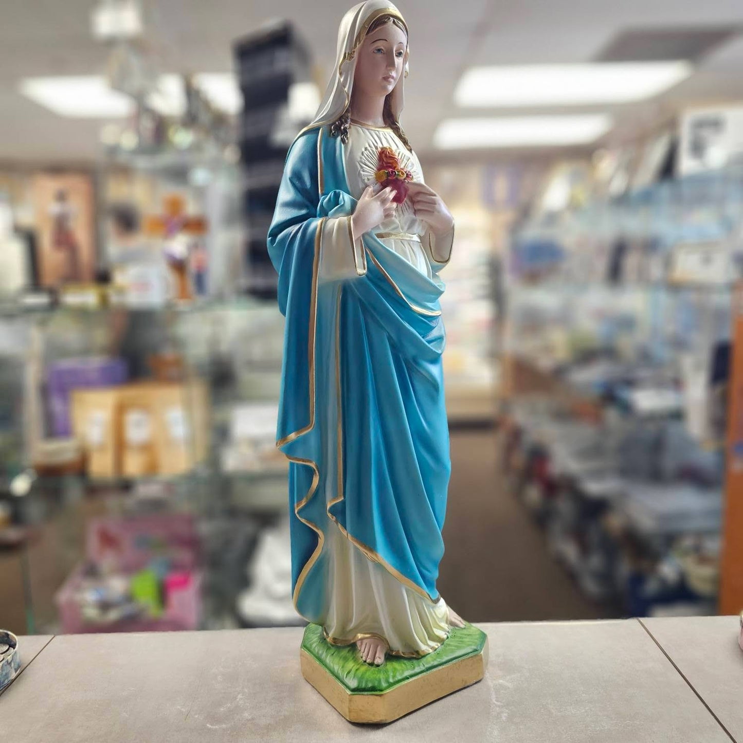Immaculate Heart of Mary, Italian - 24" Statue