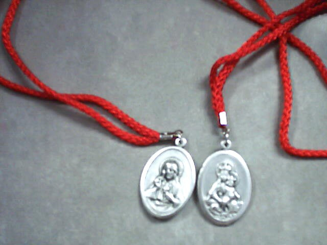 Scapular Medal - Red Cord
