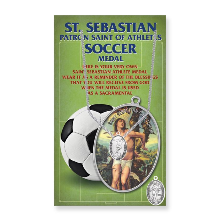OVAL ST. SEBASTIAN WOMEN'S ATHLETIC MEDAL