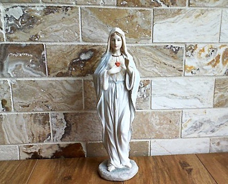 Immaculate Heart of Mary 8" Statue