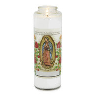 Holy Icons White Prayer Intention Candle