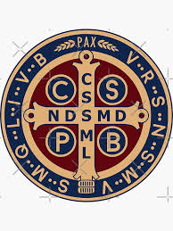 St. Benedict Sticker - Auto Emblem