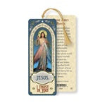 DIVINE MERCY LAMINATED BOOKMARK WITH TASSEL