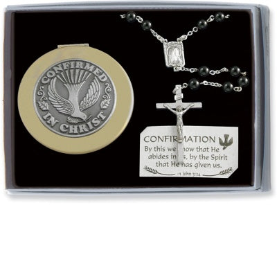 Confirmation Rosary with Keepsake Box