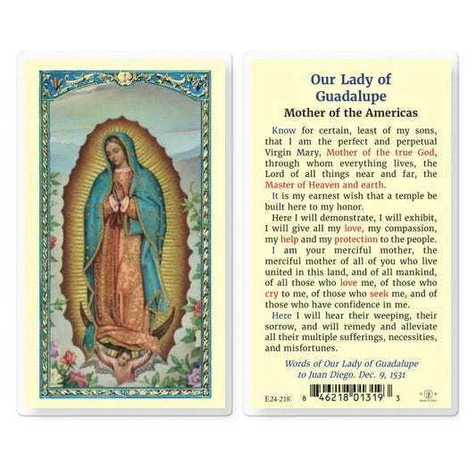 Our Lady of Guadalupe - Holy Card (Variants)