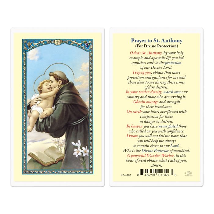 St. Anthony of Padua Holy Card