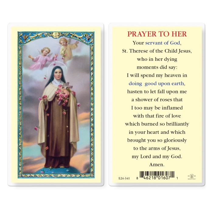 St. Therese of Lisiuex  Holy Card