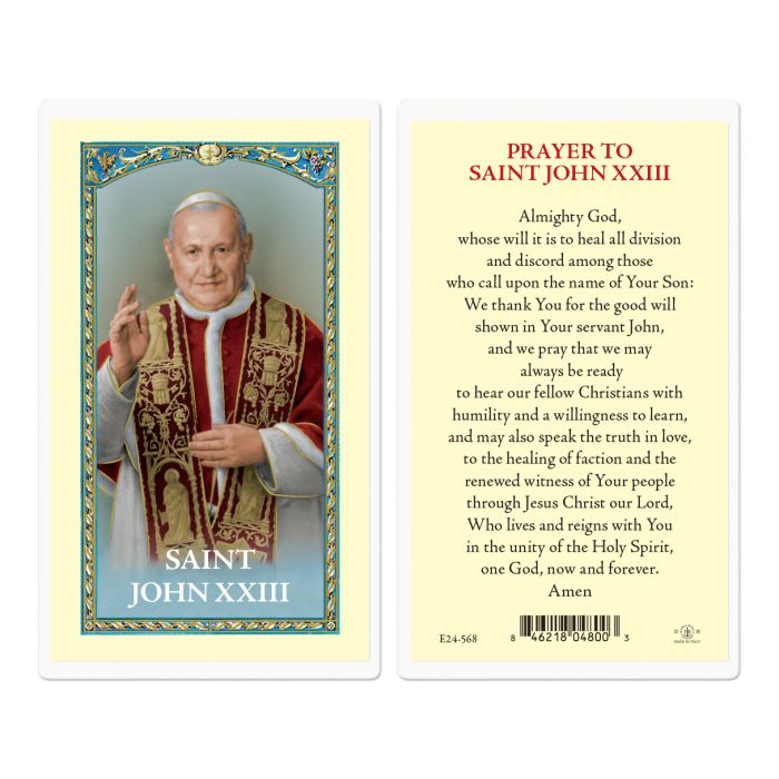 St. John XXIII - Holy Card