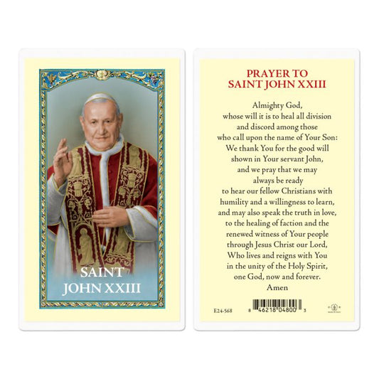 St. John XXIII - Holy Card