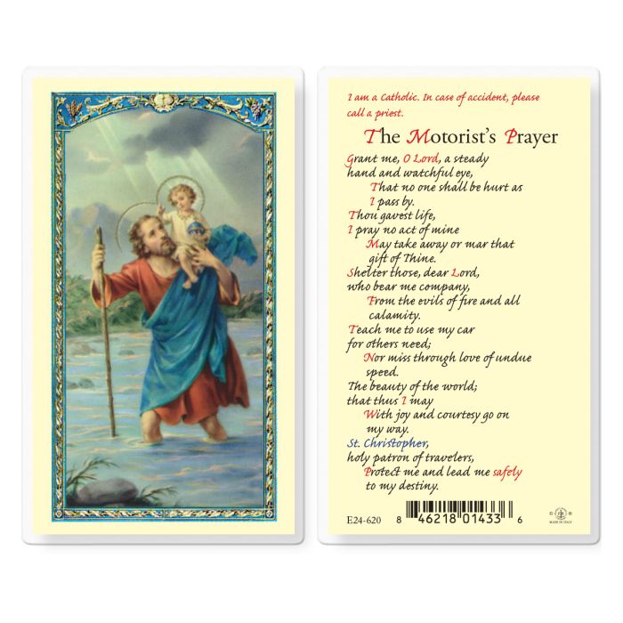 St. Christopher - Holy Card