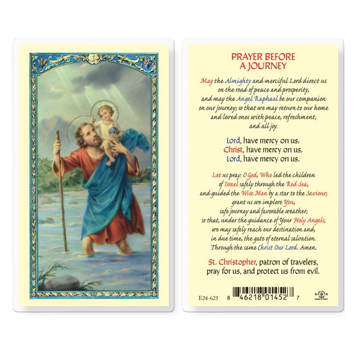 St. Christopher - Holy Card