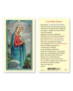 Six Rules for a Happy and Successful Friendship and Courtship Holy Card