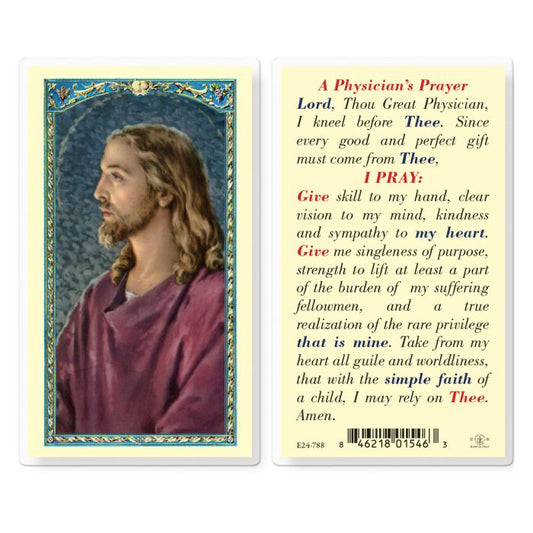 A Physician's Prayer, Holy Card - 800346