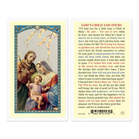 God's Child and Yours - Holy Card (800334)