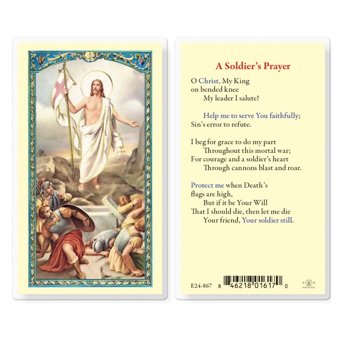 A Soldier’s Prayer - Holy Card