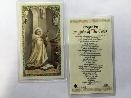 St. John of the Cross - Holy Card - SFI