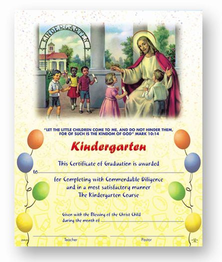 Kindergarten Graduation Certificates