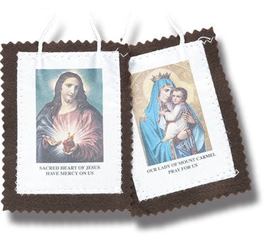 Brown Wool Scapular -1216/1215