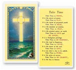 Take Time Prayer - Holy Card, Laminated