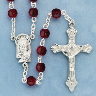 Imitation Marble Rosary