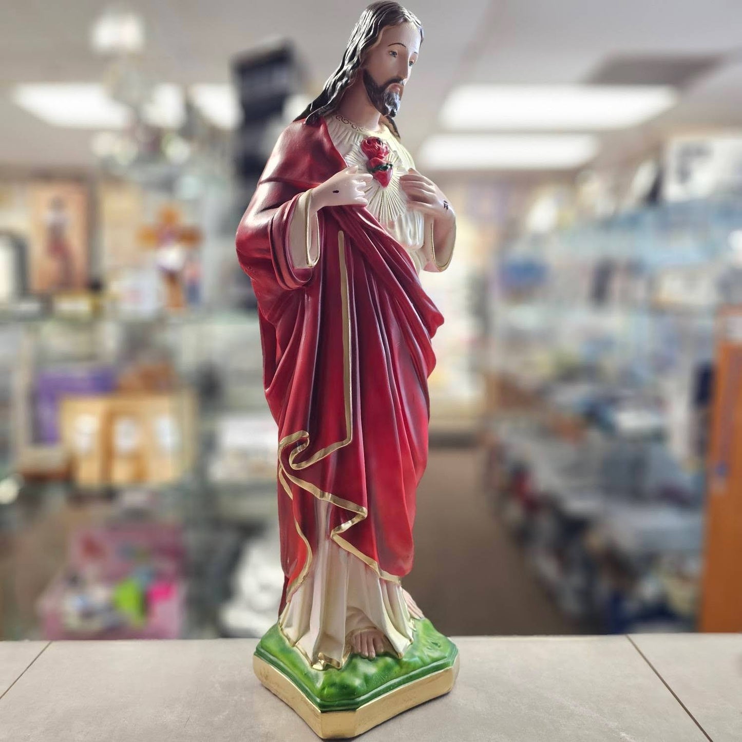 Sacred Heart of Jesus, Italian - 24" Statue